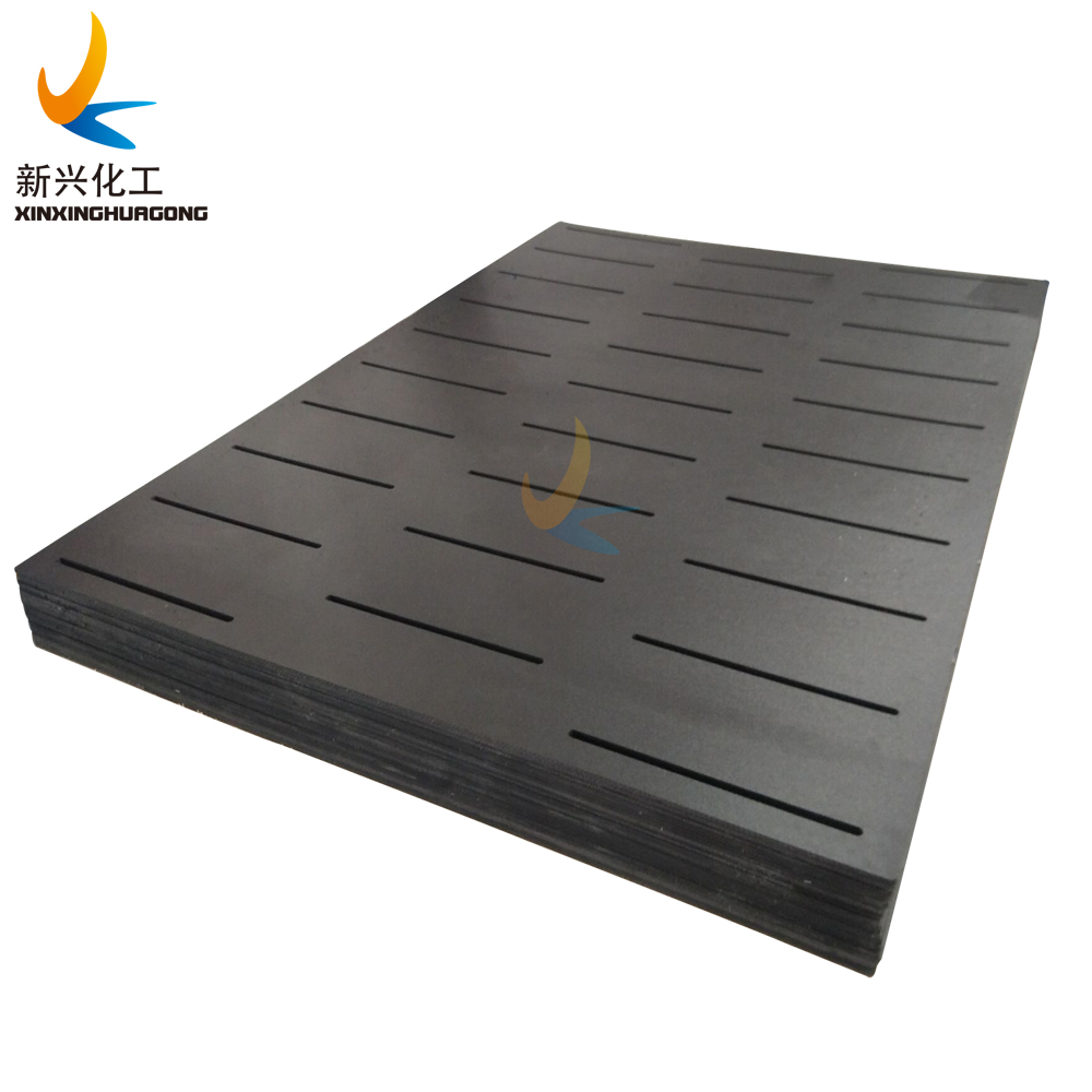 HDPE plastic anti-slid textured floor tiles for livestock