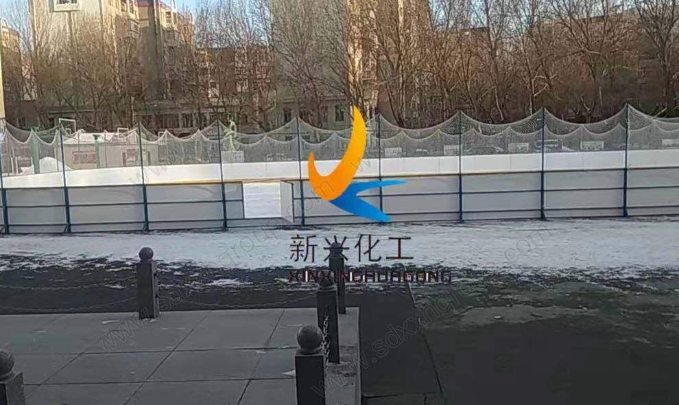 Hockey Dasher Boards Installed in Harbin, 2019