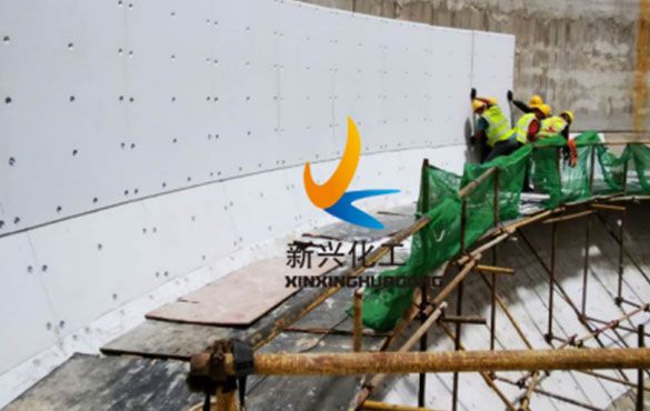 Corrosion Resistant UHMWPE Liner Installation for Grain Reserve Warehouse