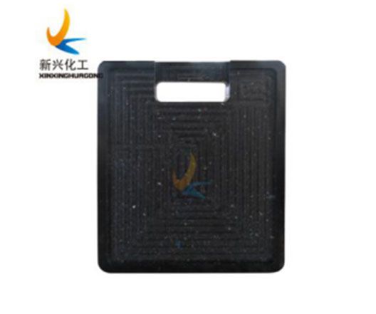 Single handle crane foot support pads