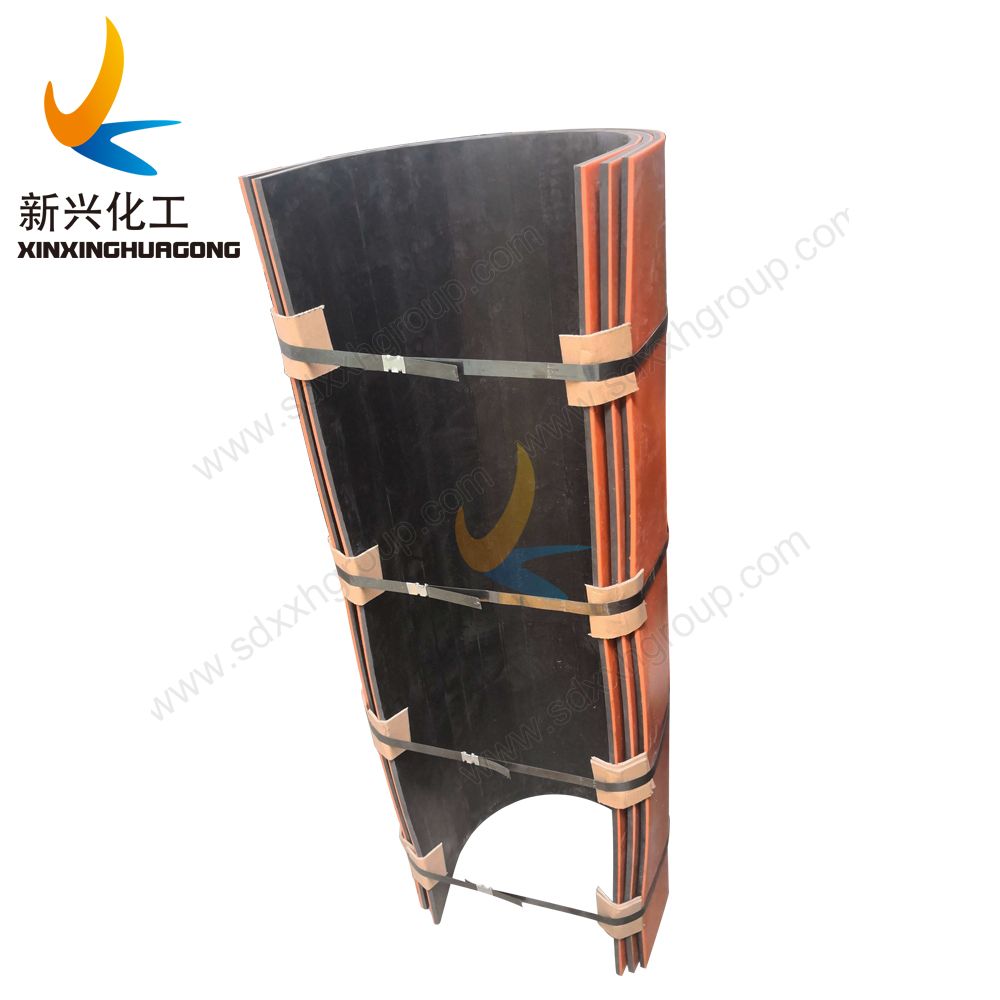 Dual color UHMWPE panel
