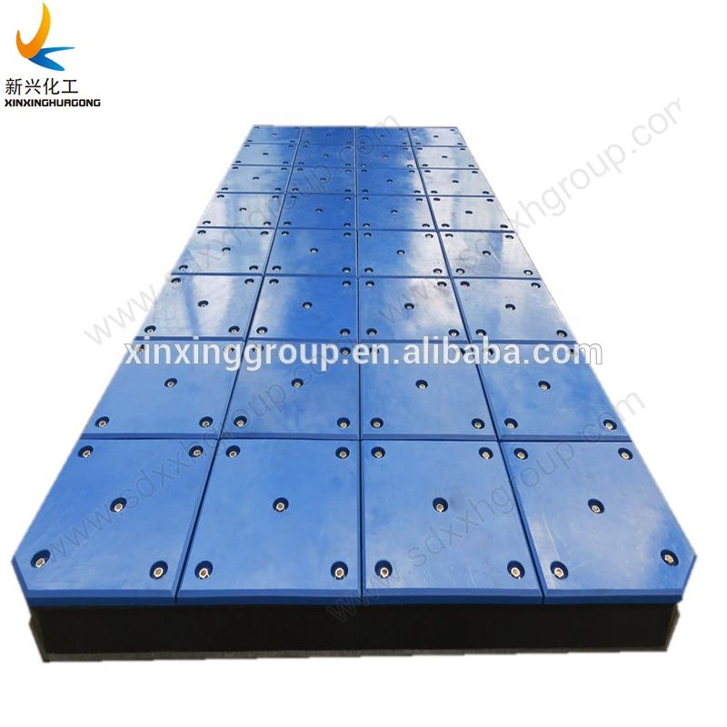 UHMWPE marine fender impact resistant facing boards