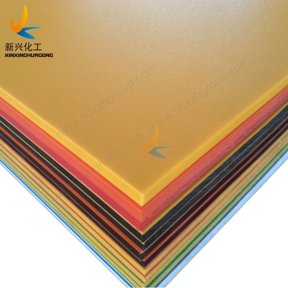 Anti-slip textured HDPE panels