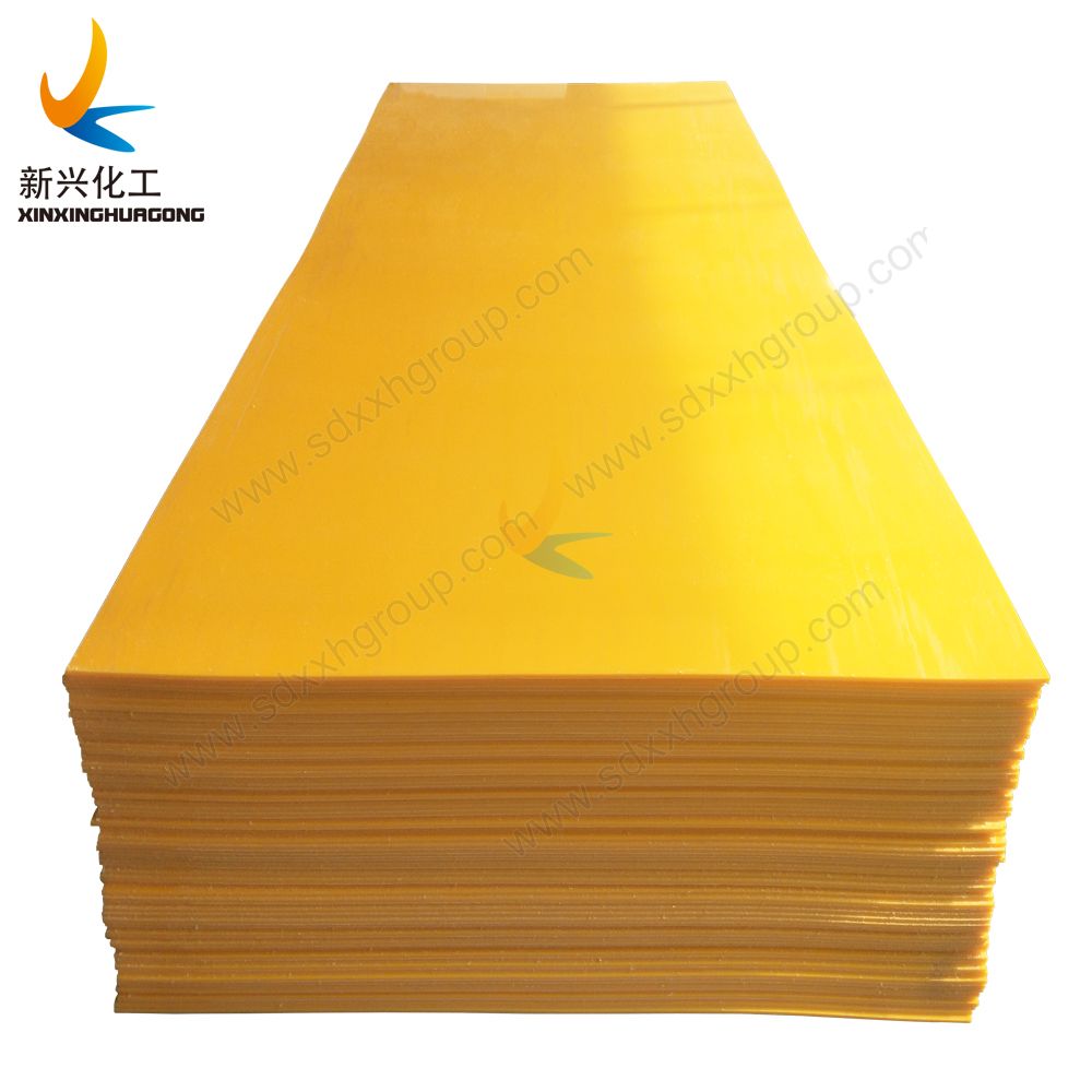 Anti-slip textured HDPE panels