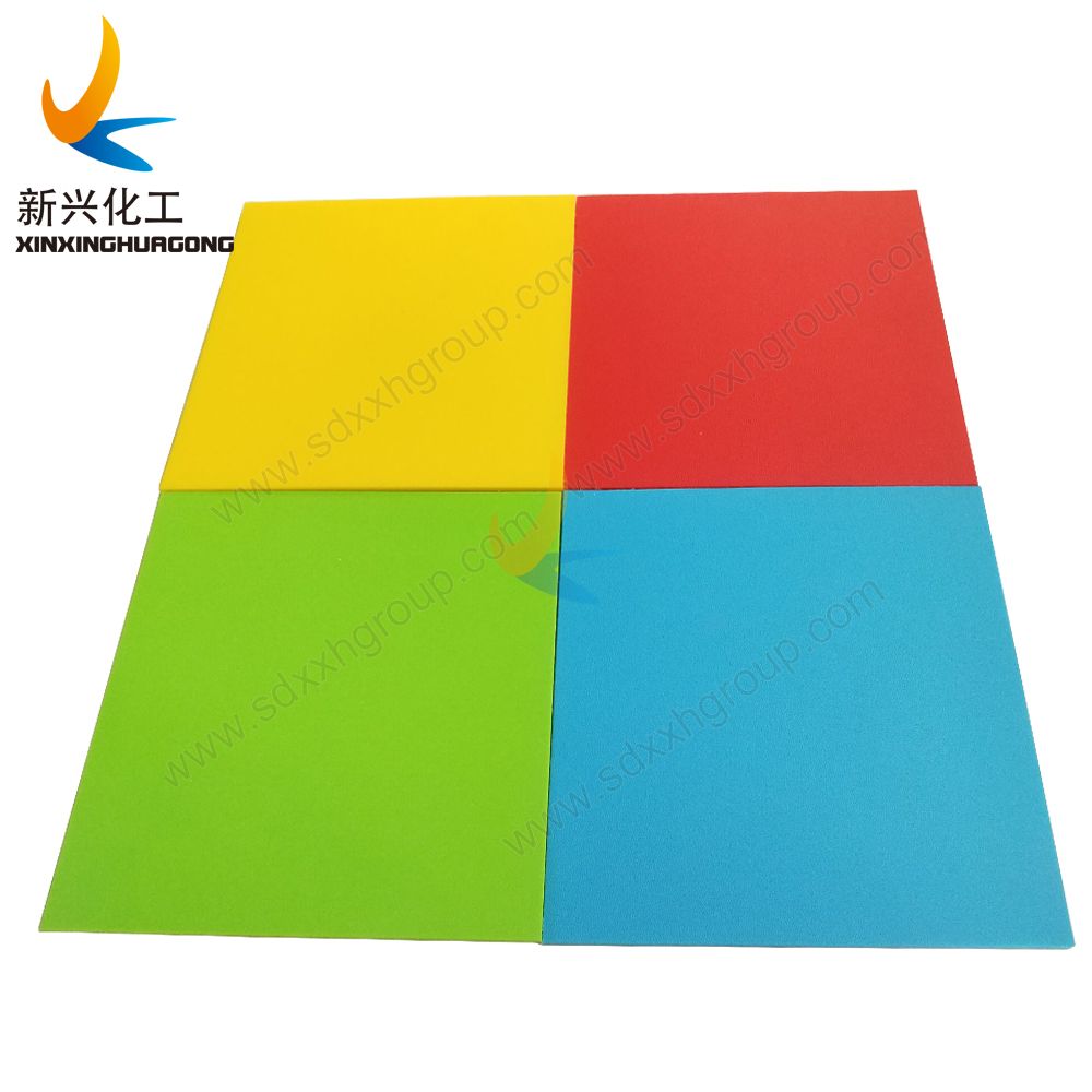 Anti-slip textured HDPE panels