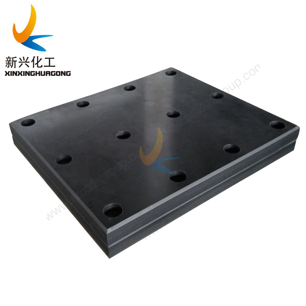 UHMWPE panel impact resistant marine fender facing pads