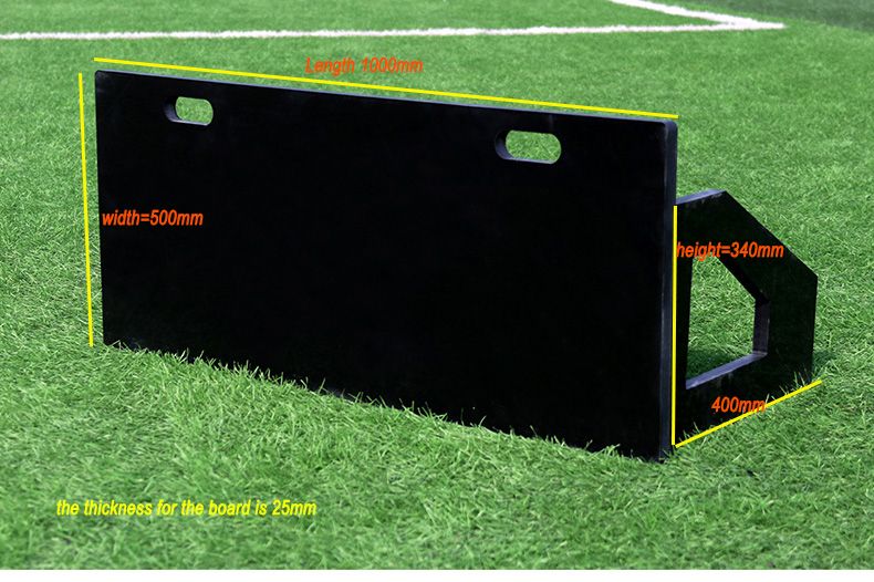 HDPE soccer training passing wall