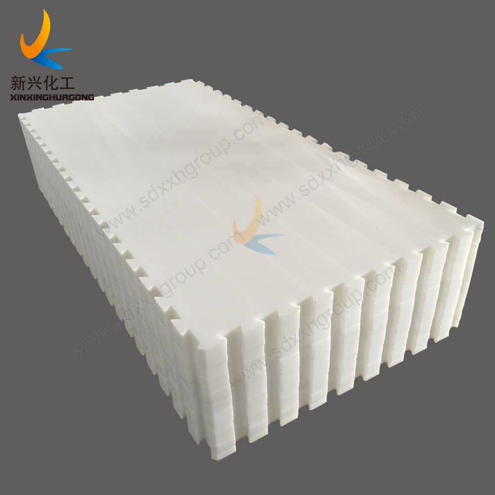 UHMWPE self-lubrication synthetic ice