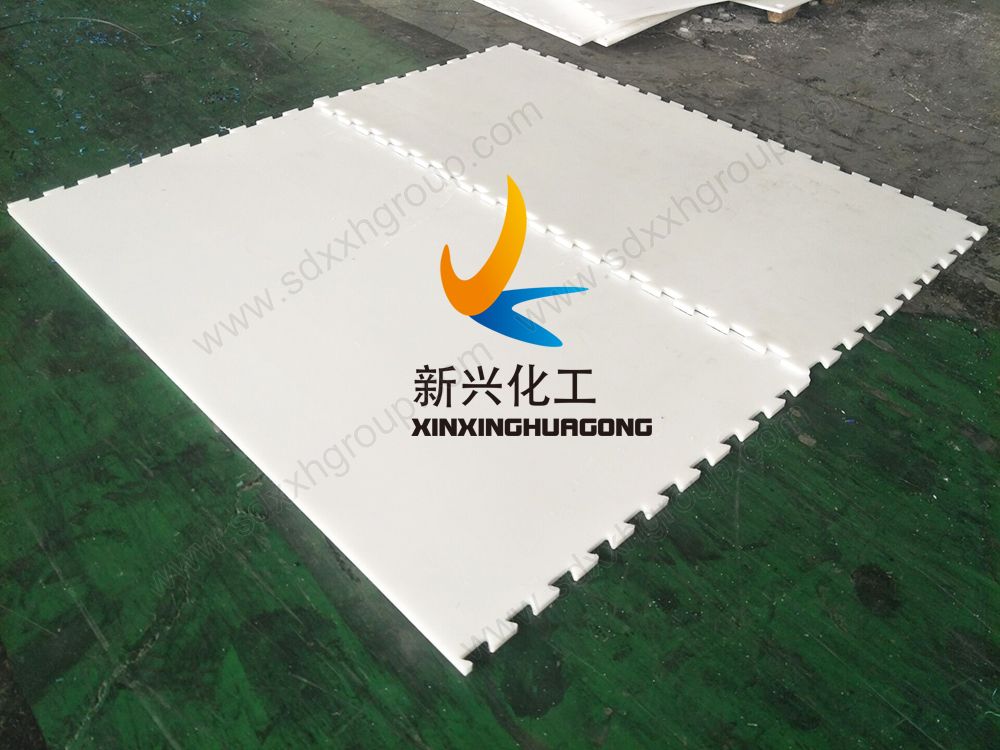 UHMWPE self-lubrication synthetic ice