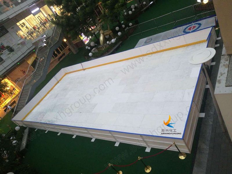 UHMWPE synthetic ice skating floor panels