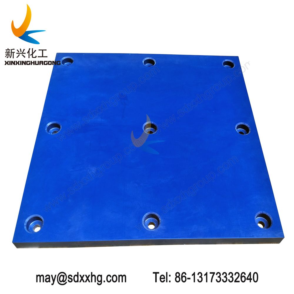 UHMW-PE wear plastic plate polyethylene dock fender panel / high impact uhmwpe marine fender pad