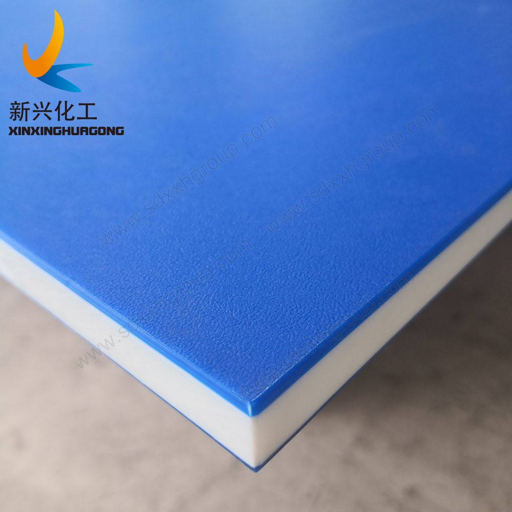 Chemical resistant Sandwich three layered HDPE sheet
