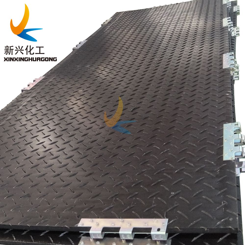 HDPE ground protection mats temporary roadway and platform solution