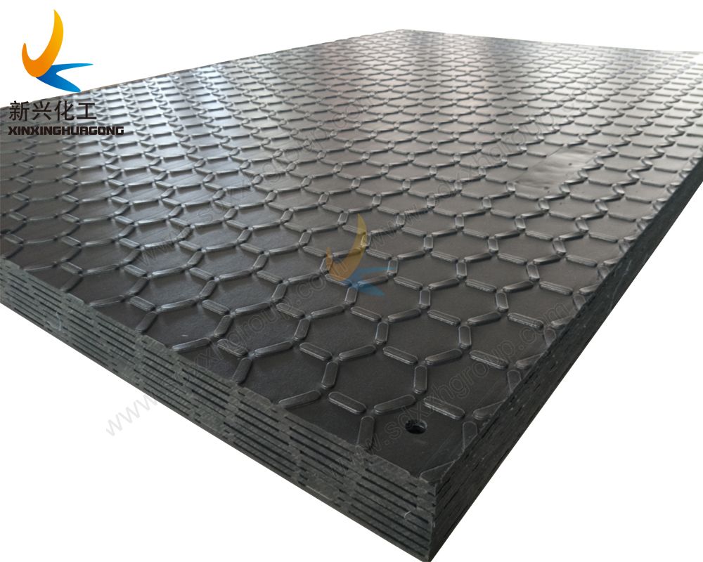 HDPE ground protection mats temporary roadway and platform solution