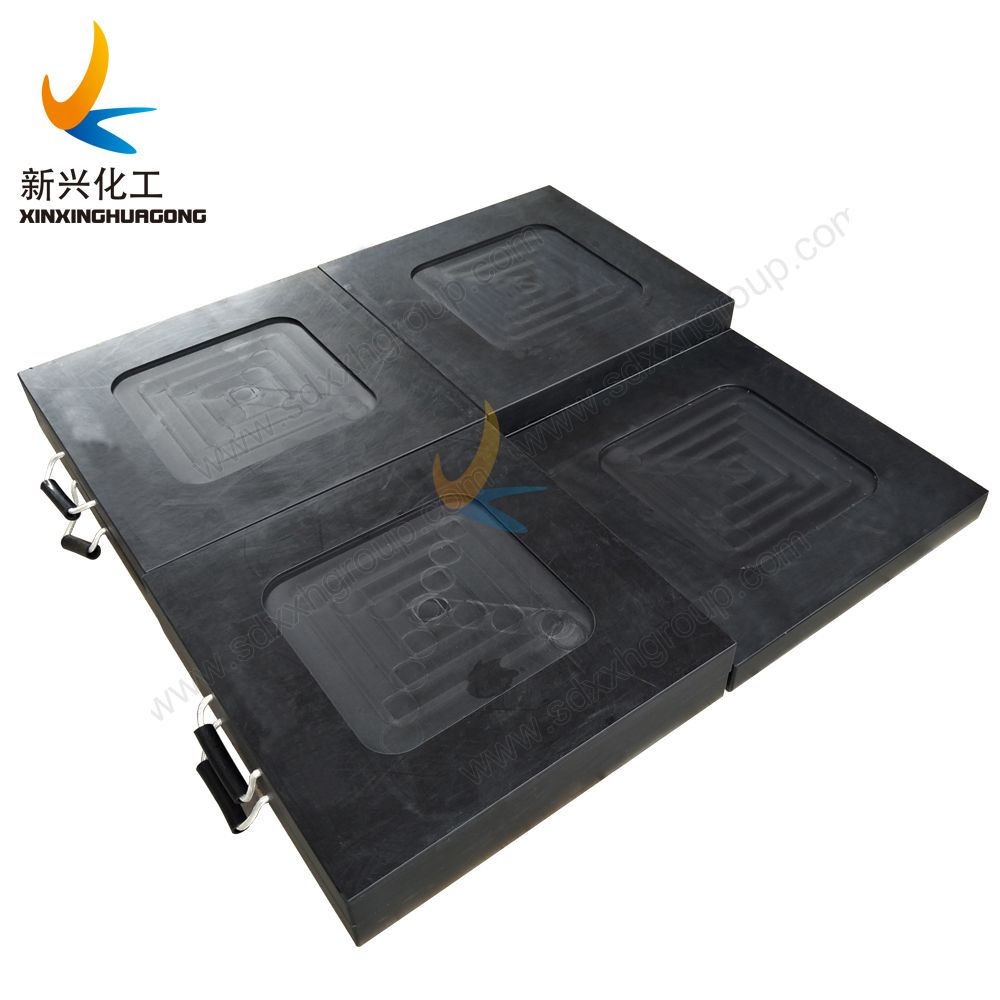 Unbreakable UHMWPE hi-lift Crane outrigger stabilizer pads