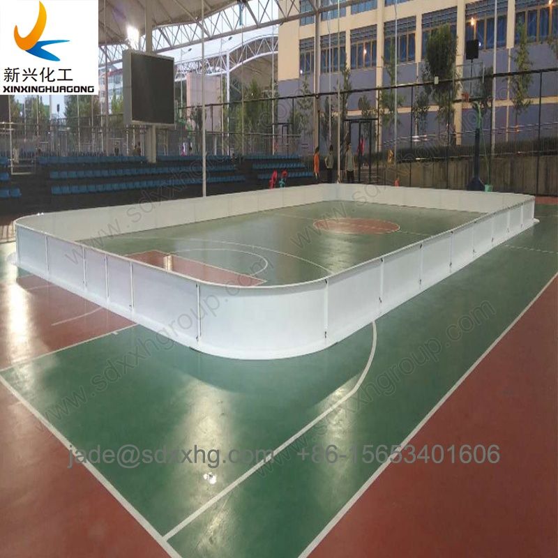 PP weld floorball rink fence boards