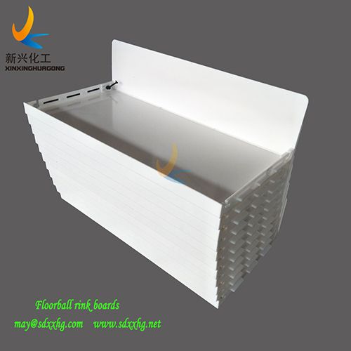 Customized impact resistant PP weld floorball rink barriers