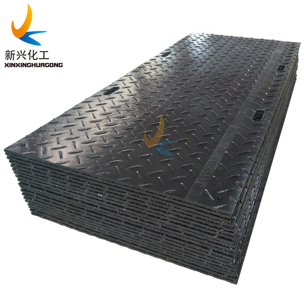 HDPE temporary road access mats
