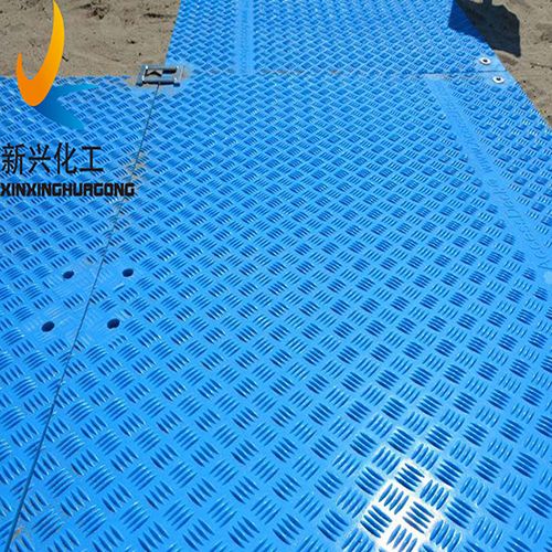 HDPE temporary road access mats