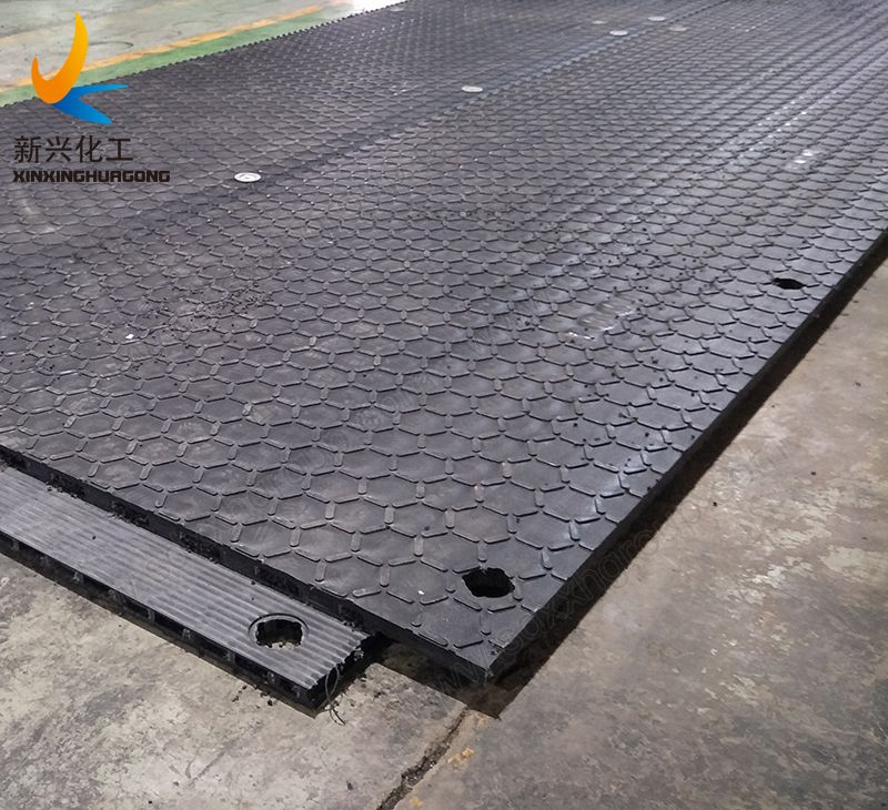 HDPE hollow ground mats oil drilling rig mats