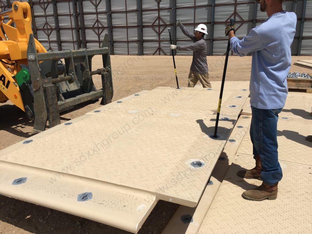 HDPE hollow ground protection mats construction road mats