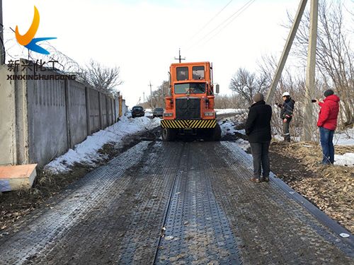 HDPE hollow ground protection mats construction road mats