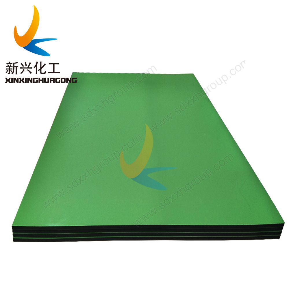 Anti-UV dual colored HDPE sheet for decoration