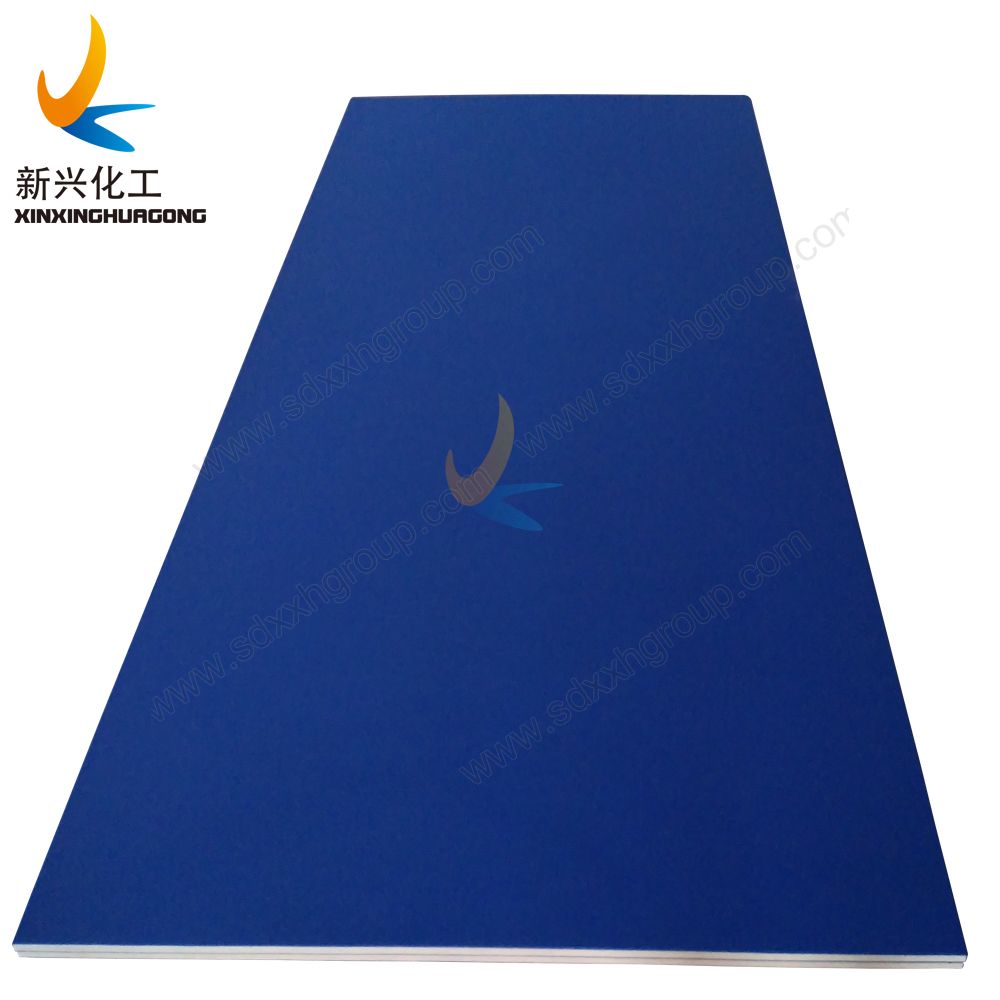Anti-UV dual colored HDPE sheet for decoration