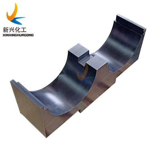 Customized  UHMWPE CNC duct spacer/ pipe support