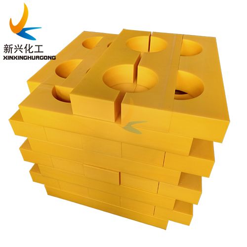 Customized  UHMWPE CNC pipe spacer