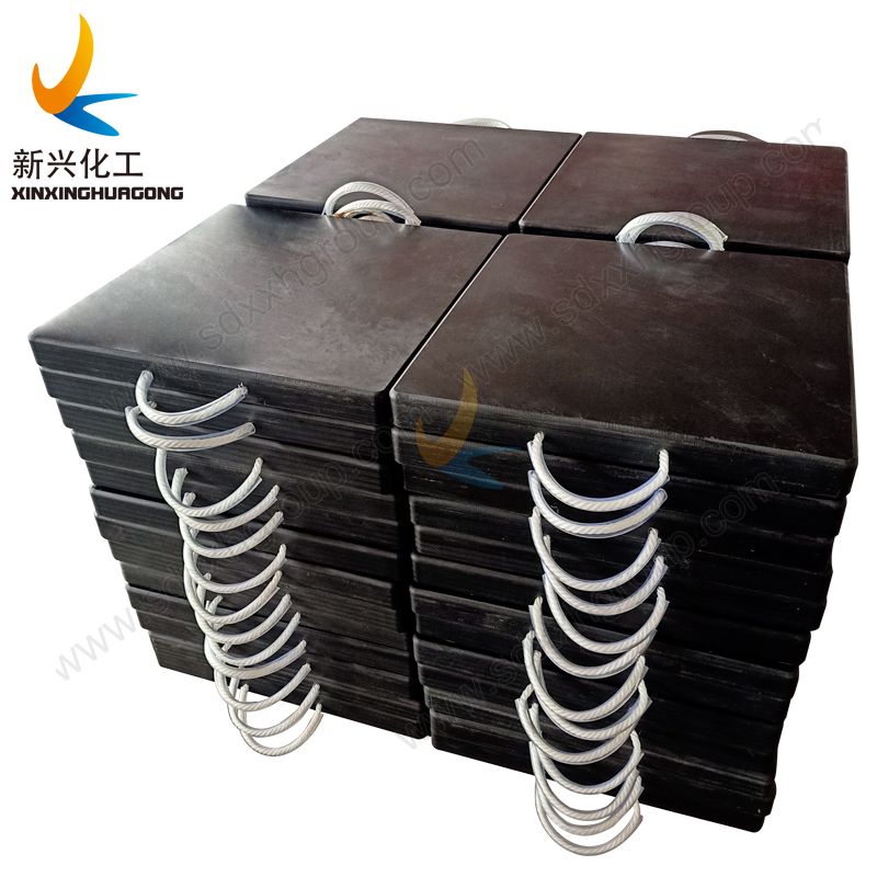 UHMWPE crane outrigger pads