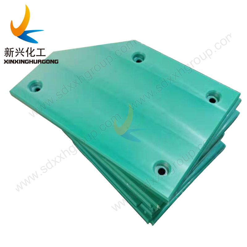 UHMW-PE wear plastic plate polyethylene dock fender panel/ high impact uhmwpe marine fender pad