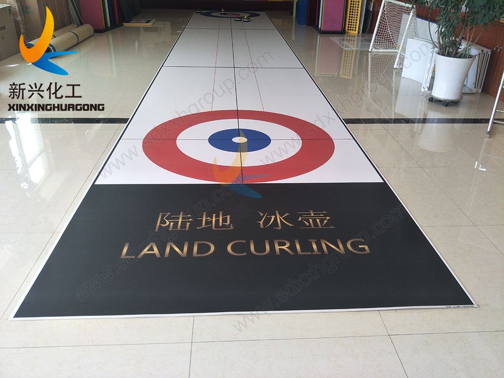 Synthetic ice Curling rink