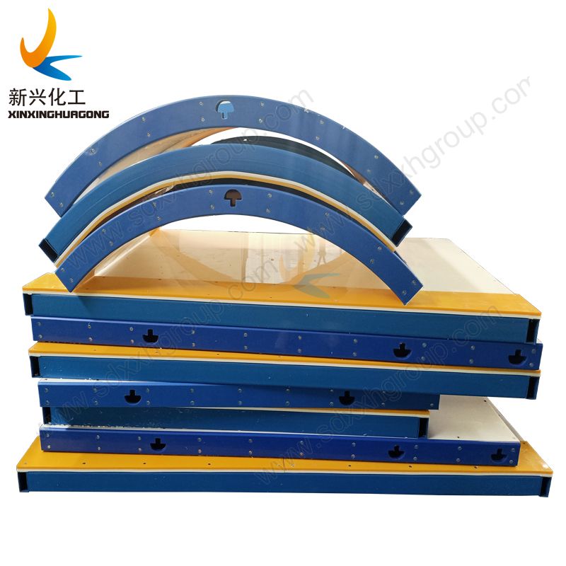 Synthetic ice skating rink system