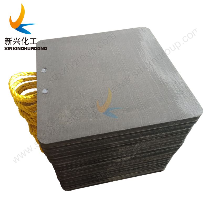 UHMWPE crane outrigger foot sleeper crane jacking stabilizer pads