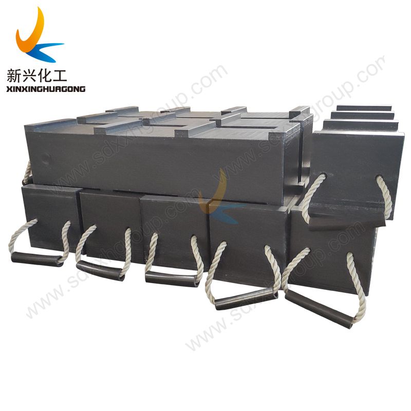 High quality truck jack pad/ customized impact resistant uhmw-pe pad/ plastic cribbing blocks