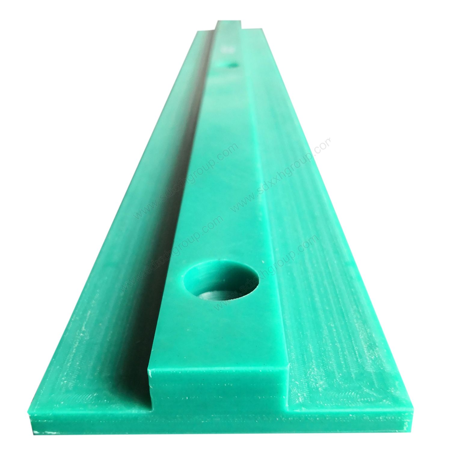 Machined UHMWPE blocks plastic chain guide