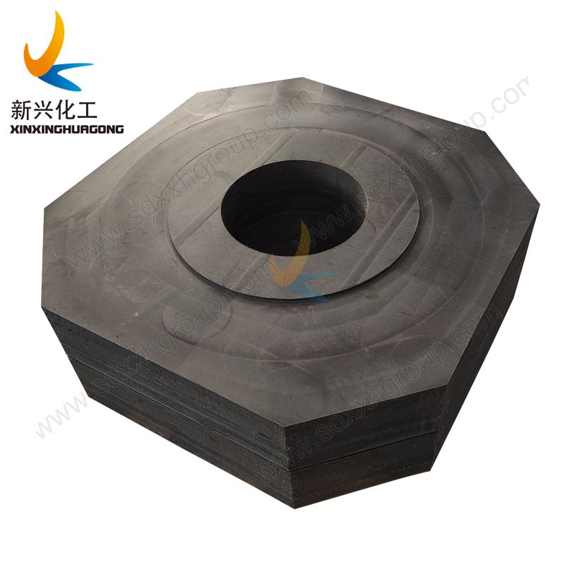 customized CNC machined plastic parts UHMWPE blocks