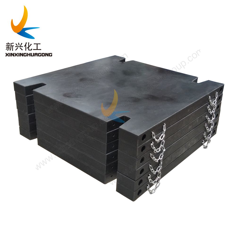 UHWMPE HDPE PE plastic crane foot support mat/plate for construction