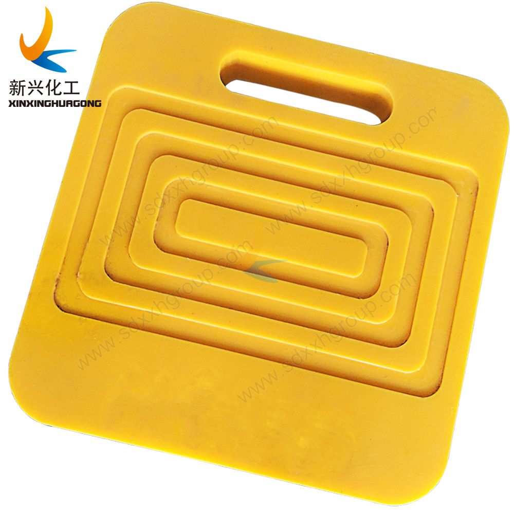 UHWMPE HDPE PE plastic crane foot support mat/plate for construction