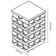UHMWPE plastic crane stabilizing cribbing blocks 