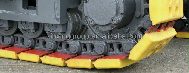 PE1000 wear resistant track shoes for amphibious excavator