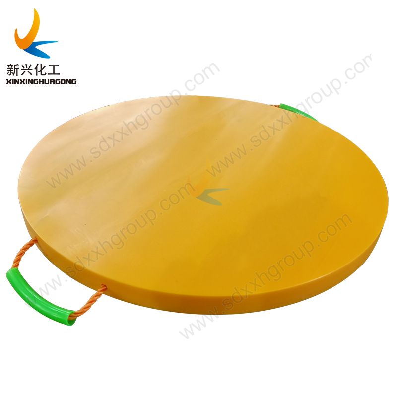 Heavy duty UHMWPE jack outrigger pad polyethylene crane outrigger pad