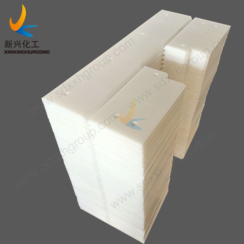 Customized UHMWPE parts wear resistant conveyor scraper