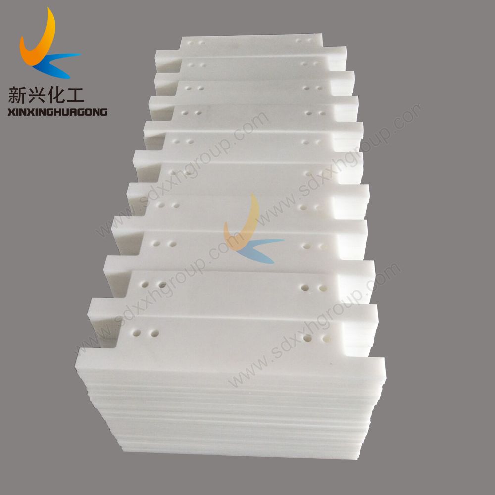 Customized UHMWPE parts wear resistant conveyor scraper