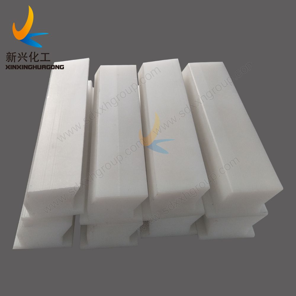 Customized UHMWPE parts wear resistant conveyor scraper