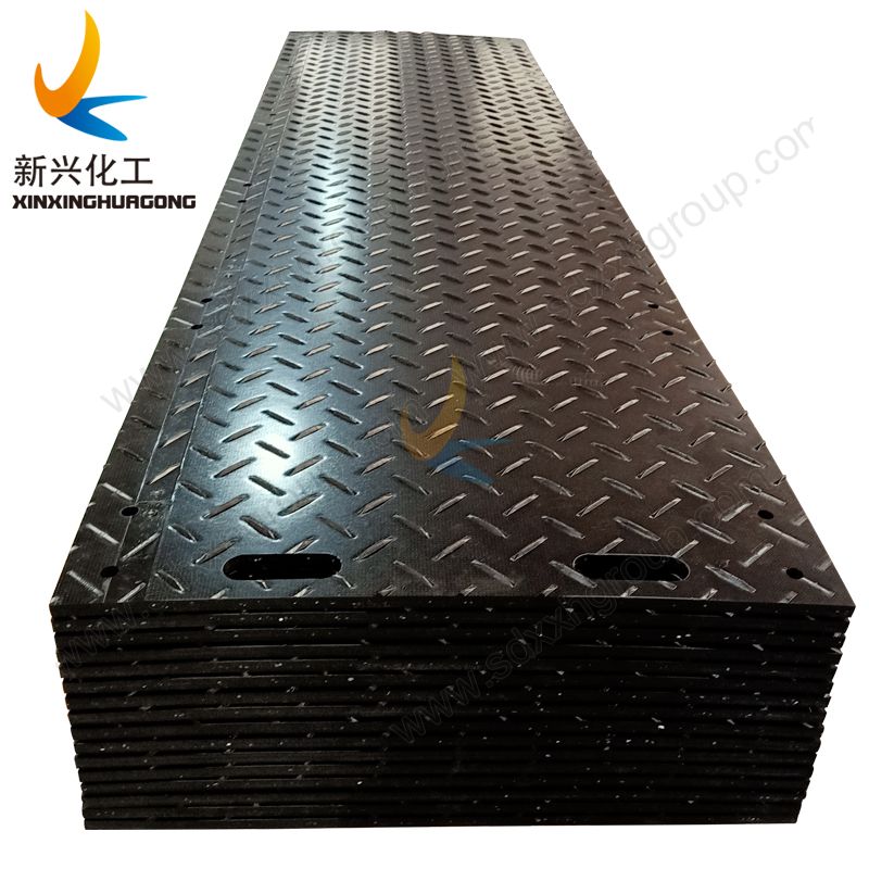 Cheapest durable anti slip temporary road mats for mud road and grass road protection mats with promotion price