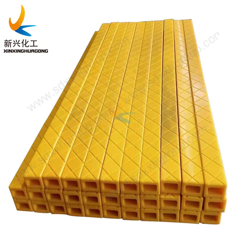 UHMWPE shock resistant blocks plastic railway sleeper railway ties