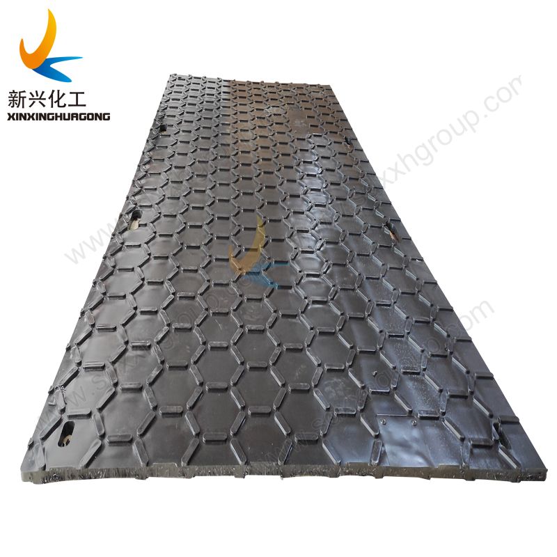 hexagon texture surface light duty ground protection mats