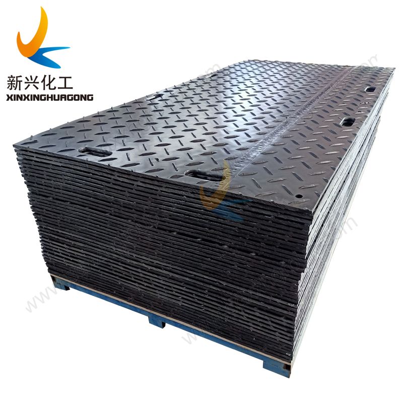 Cheapest durable anti slip temporary road mats for mud road and grass road protection mats with promotion price